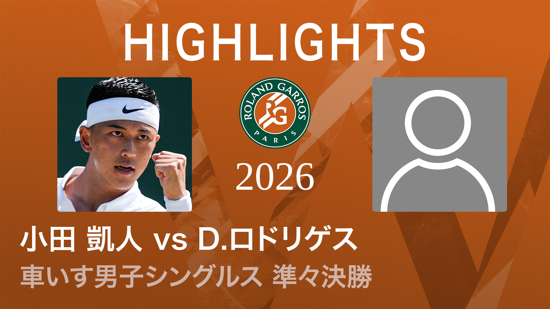 全仏オープンテニス2026【ショートハイライト】 車いす男子シングルス
