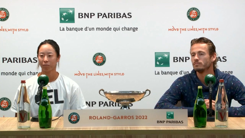 全仏オープンテニス2022【練習・記者会見】 大会第12日 柴原瑛菜＆w クールホフ 記者会見 Wowowオンデマンドで見る