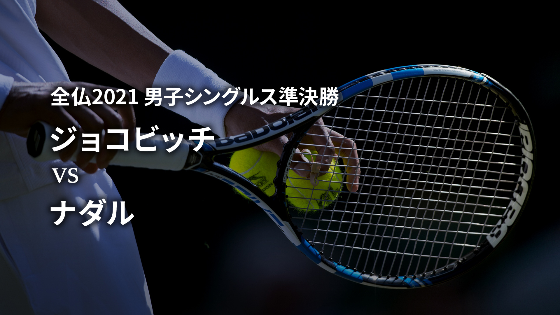 テニスグランドスラム名勝負選 男子シングルス準決勝 全仏2021