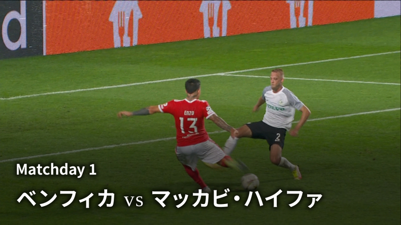 UEFAチャンピオンズリーグ 202223 MD1 グループH ベンフィカvsマッカビ・ハイファ WOWOWオンデマンドで見る