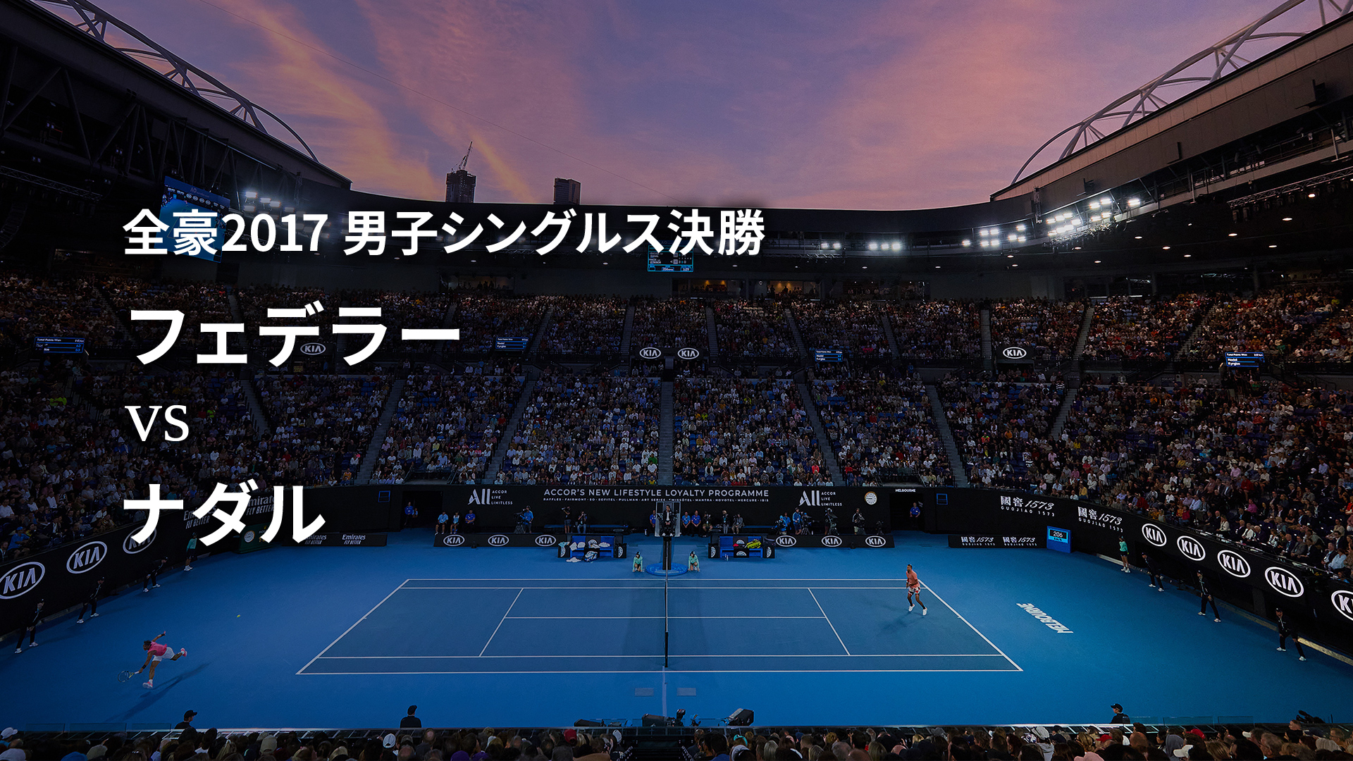 テニスグランドスラム名勝負選 男子シングルス決勝 全豪2017